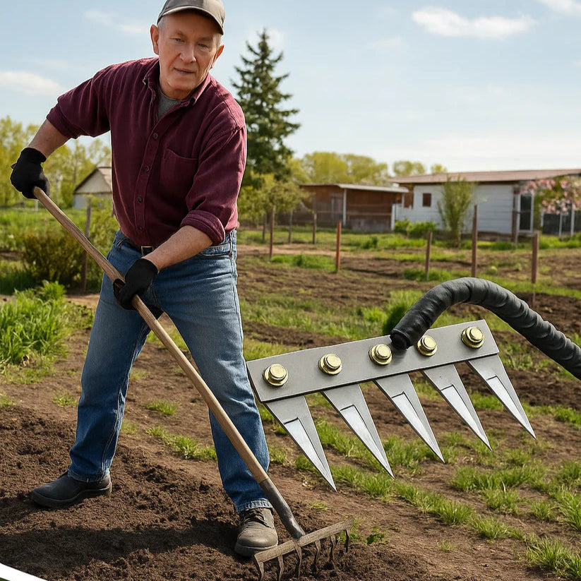 5 Teeth Carbon Steel Garden Weeding